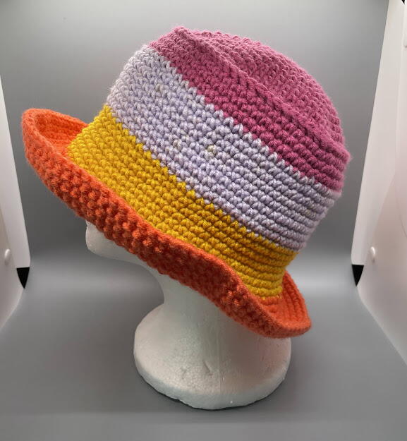Crochet Brimmed Hat Crochet Brimmed Hat