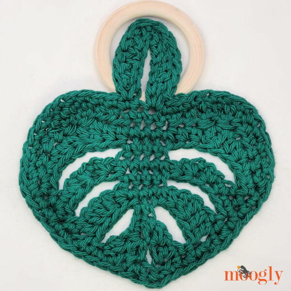 Little Monstera Teething Ring Little Monstera Teething Ring