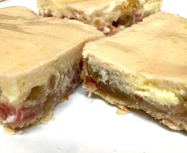 Rhubarb Cream Cheese Bars Recipe Rhubarb Cream Cheese Bars Recipe