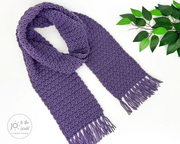 Simple Scarf Crochet Pattern Simple Scarf Crochet Pattern