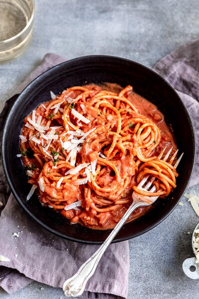 30 Minute Super Easy Rose Pasta Sauce- Italian Pink Sauce 30 Minute Super Easy Rose Pasta Sauce- Italian Pink Sauce