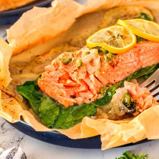 Salmon En Papillote Salmon En Papillote