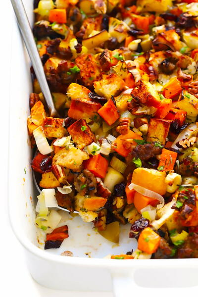 Sausage and Sweet Potato Thanksgiving Stuffing Sausage and Sweet Potato Thanksgiving Stuffing