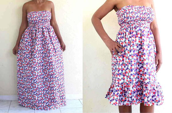 Cute Shirred Maxi Dress Cute Shirred Maxi Dress