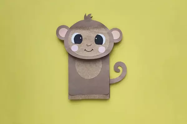 Paper Bag Monkey Puppet Paper Bag Monkey Puppet