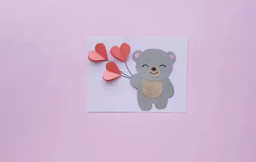 Valentines Day Bear Craft Valentines Day Bear Craft
