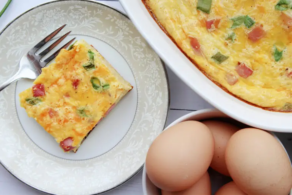 Farmers Market Ham And Cheese Breakfast Casserole