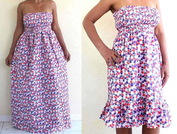 Cute Shirred Maxi Dress Cute Shirred Maxi Dress