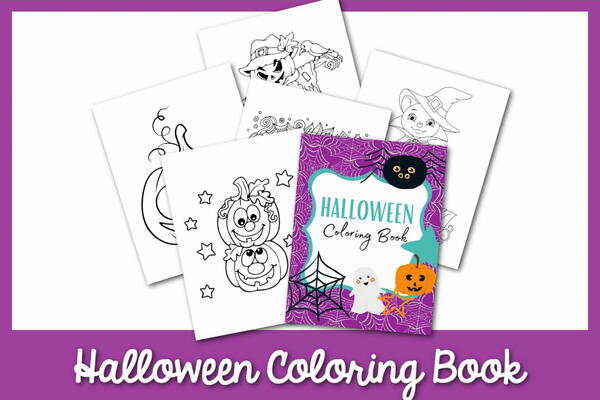 Diy Fun Printable Halloween Coloring Book Diy Fun Printable Halloween Coloring Book