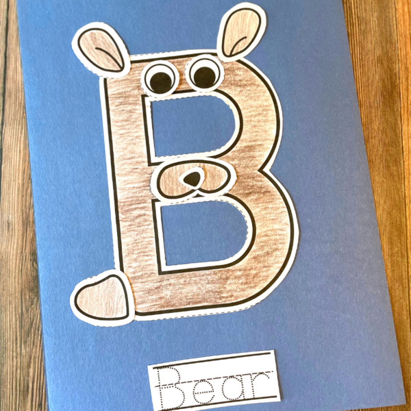 B Is For Bear Craft B Is For Bear Craft