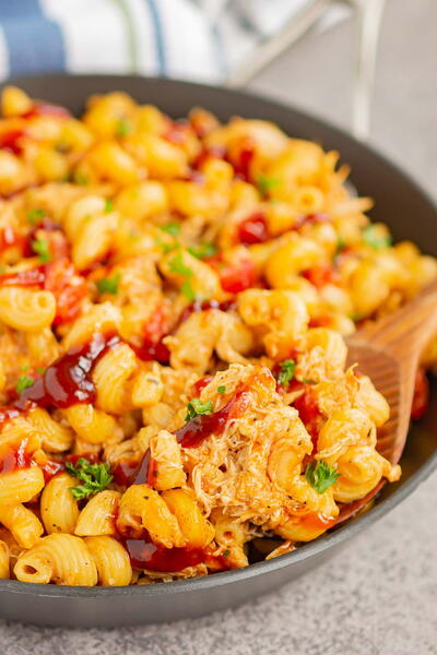 One Pot Bbq Chicken Pasta