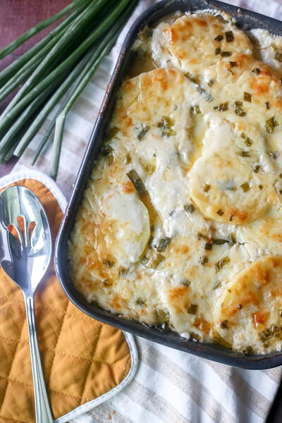 White Cheddar Scalloped Potatoes White Cheddar Scalloped Potatoes