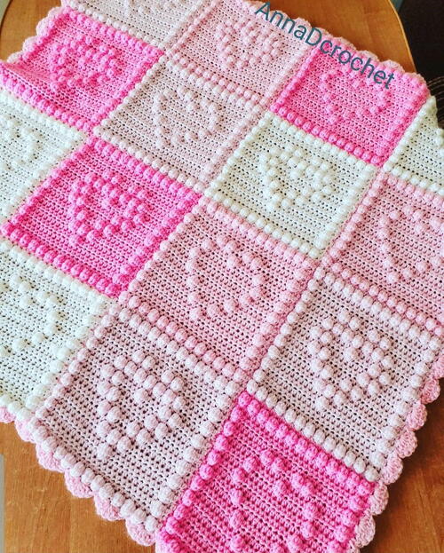 Hearts Blanket Hearts Blanket
