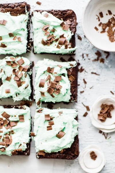 Marvelously Minty Brownies Marvelously Minty Brownies