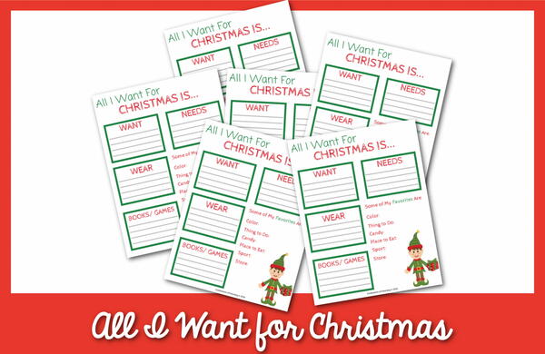 Christmas Wishlist For Kids Christmas Wishlist For Kids