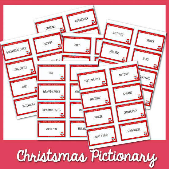 Christmas Pictionary Christmas Pictionary