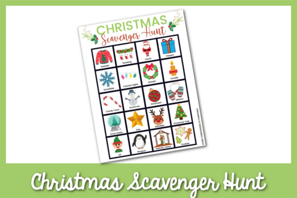 Christmas Scavenger Hunt Christmas Scavenger Hunt