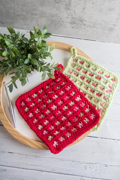 Stained Glass Mosaic Crochet Washcloth Stained Glass Mosaic Crochet Washcloth