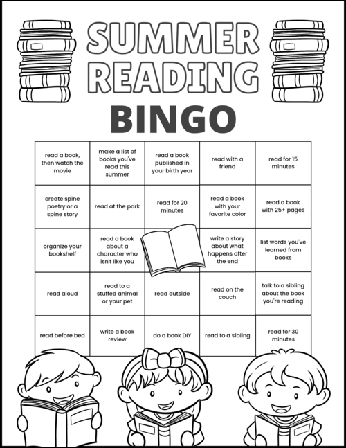 Fun And Free Printable Summer Reading Bingo Challenge Fun And Free Printable Summer Reading Bingo Challenge