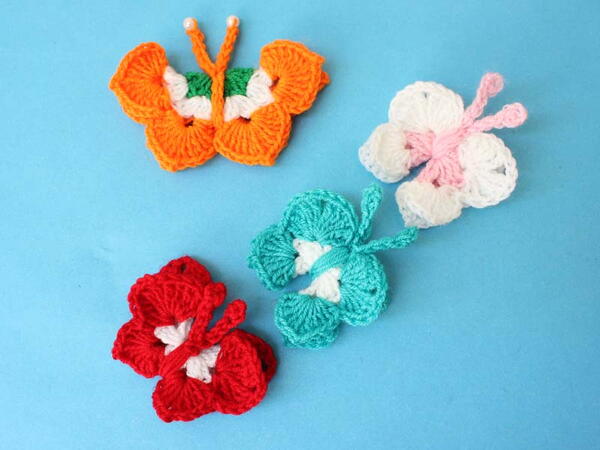Pretty 3d Crochet Butterflies Patterns You Will Love Pretty 3d Crochet Butterflies Patterns You Will Love