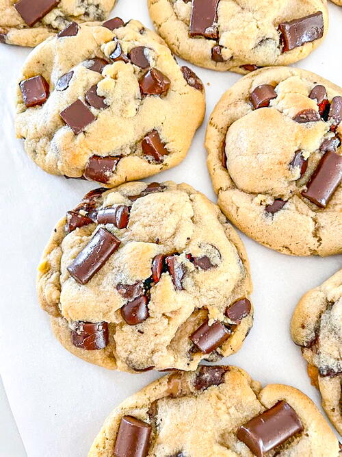 Thick And Chewy Loaded Chocolate Chip Cookies Thick And Chewy Loaded Chocolate Chip Cookies