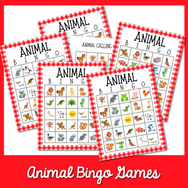 Free Animal Bingo Game For Kids Free Animal Bingo Game For Kids