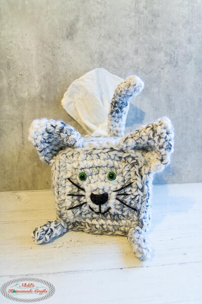 Cat Tissue Box Cover Cat Tissue Box Cover