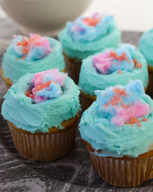 Cotton Candy Cupcakes Cotton Candy Cupcakes