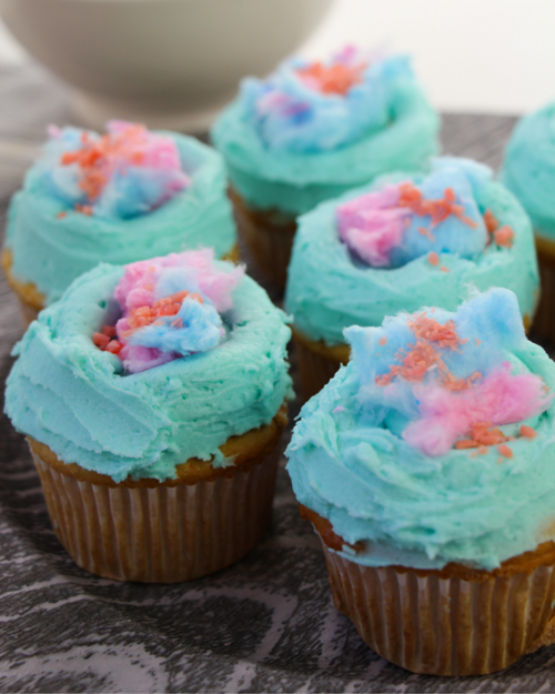 Cotton Candy Cupcakes