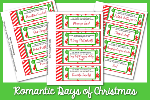 12 Romantic Days Of Christmas Coupons 12 Romantic Days Of Christmas Coupons