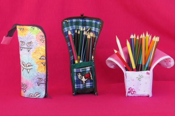 Upright Zip-It-Up Pencil Case Upright Zip-It-Up Pencil Case