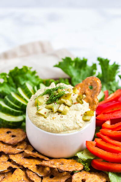 Dill Pickle Hummus Dill Pickle Hummus