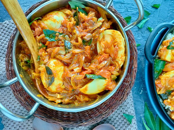 Easy Kerala Egg Roast Easy Kerala Egg Roast