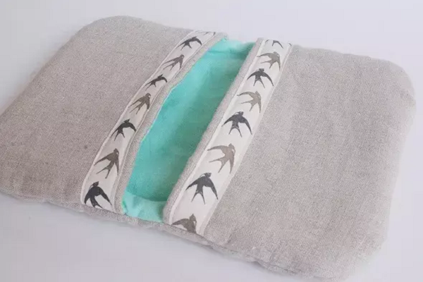 Linen And Flannel Pot Holder Linen And Flannel Pot Holder