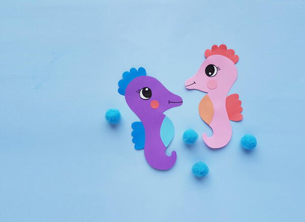 Seahorse Papercraft Seahorse Papercraft