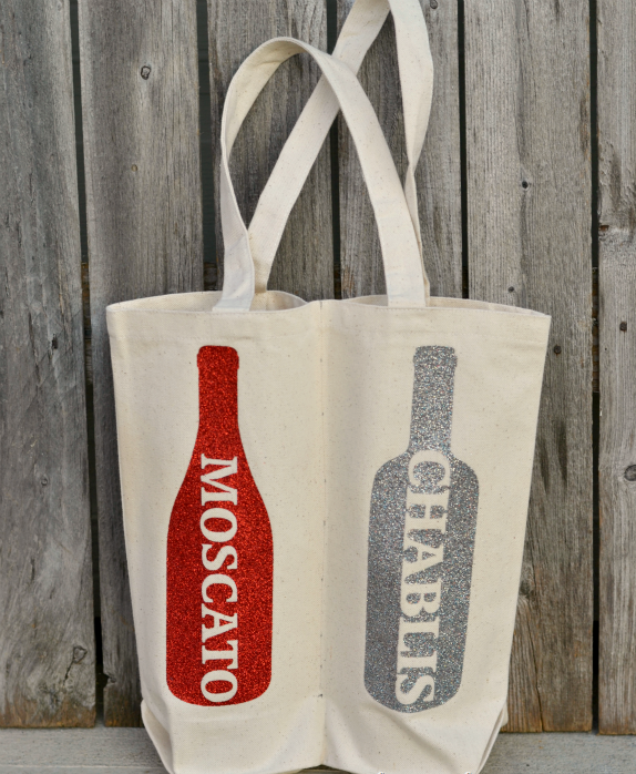 Glittery Wine Gift Bag Glittery Wine Gift Bag