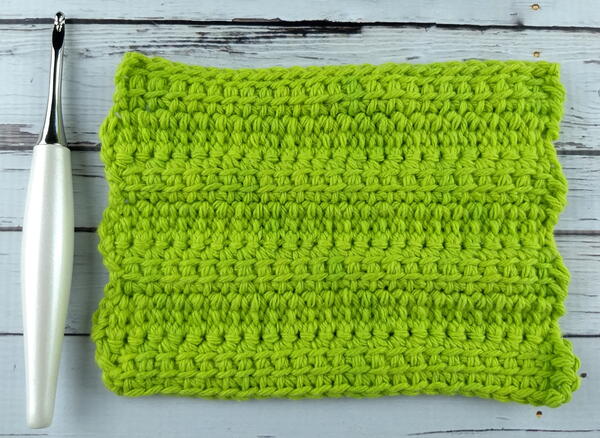 Linked Triple Crochet Mug Rug Linked Triple Crochet Mug Rug