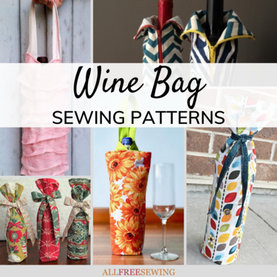 20+ Wine Bag Patterns to Sew