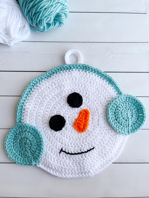 Snowman Hot Pad Snowman Hot Pad