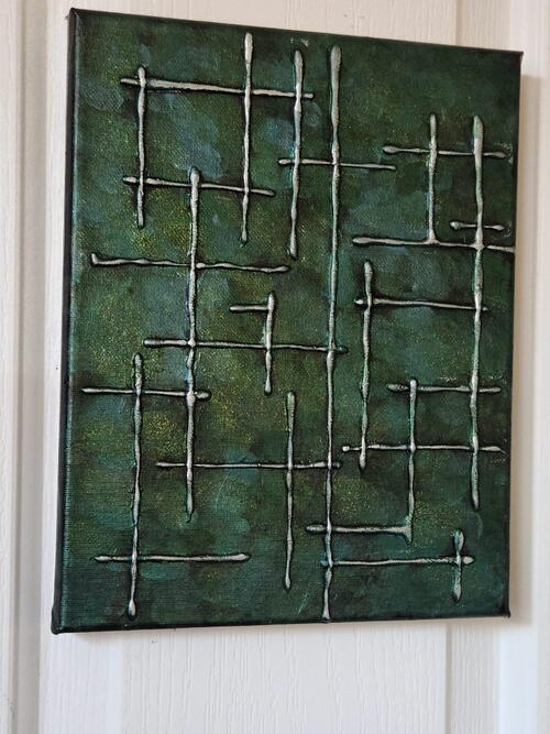 Simple Hot Glue Wall Art Simple Hot Glue Wall Art