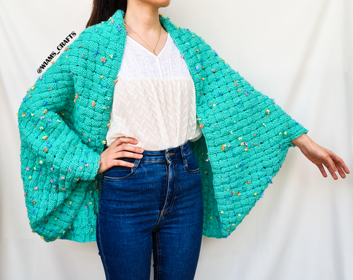 Weaved Flowers Shrug Weaved Flowers Shrug