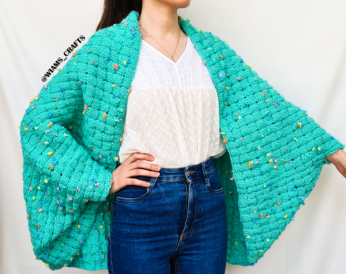 Weaved Flowers Shrug Weaved Flowers Shrug