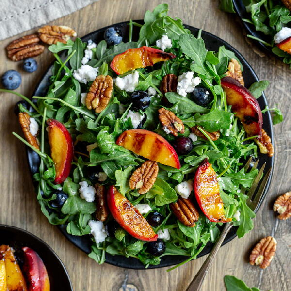 Grilled Peach Salad Grilled Peach Salad