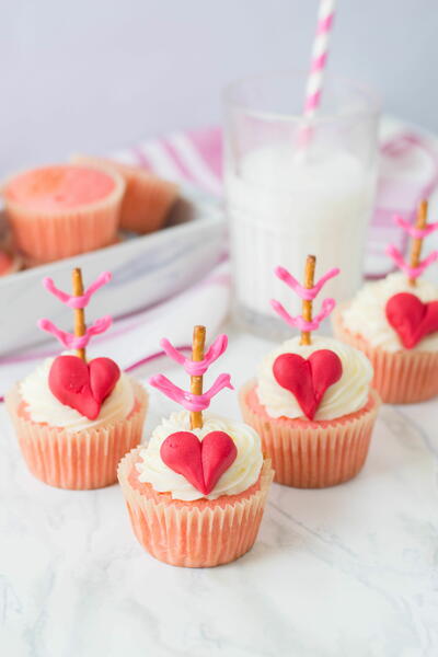 Cupids Bow Cupcakes Cupid’s Bow Cupcakes