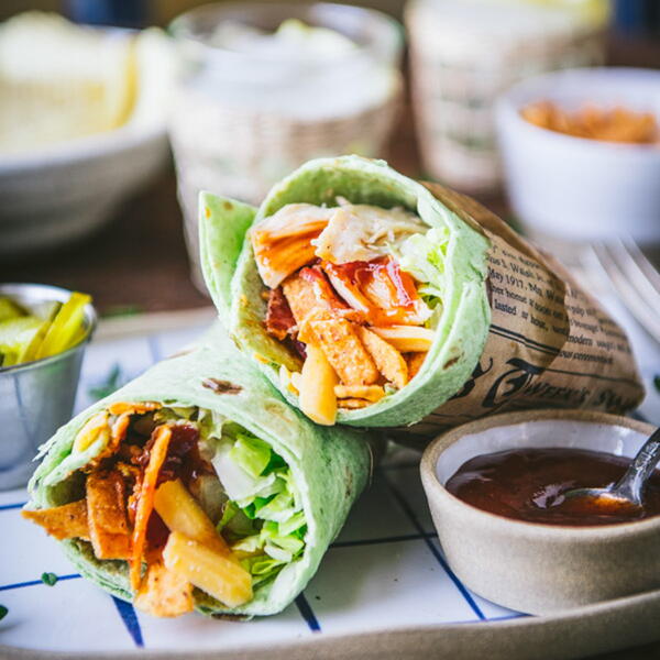 Bbq Chicken Wrap Bbq Chicken Wrap