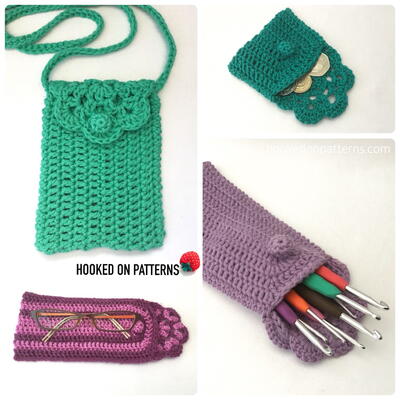 Floretta Small Summer Bag, Purse, And Case Crochet Pattern