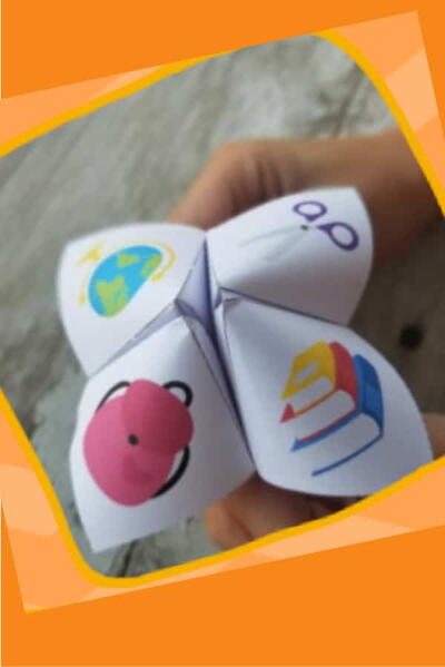 Printable Back To School Chatterbox Game Printable Back To School Chatterbox Game