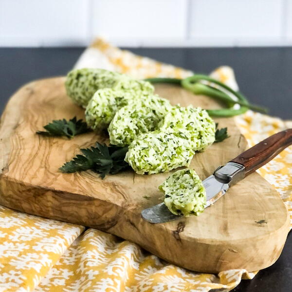 Garlic Scape Butter Garlic Scape Butter