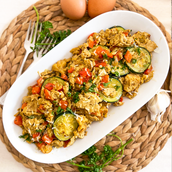 Savory Scrambled Eggs With Vegetables Spanish Revuelto De Verduras Savory Scrambled Eggs With Vegetables | Spanish Revuelto De Verduras
