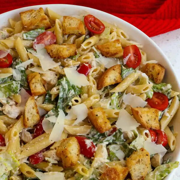 Chicken Caesar Pasta Salad Chicken Caesar Pasta Salad